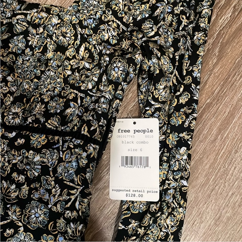 NWT Free People Bohemian Mini Dress - Picture 6 of 6